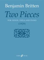 Two pieces for violin, viola, and piano (1929) /