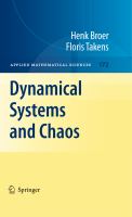 Dynamical Systems and Chaos