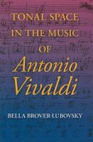 Tonal space in the music of Antonio Vivaldi /