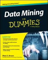 Data mining for dummies