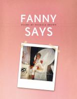 Fanny says : poems /