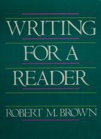 Writing for a reader /