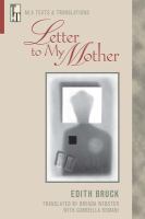 Letter to my mother /