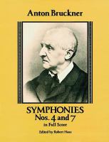 Symphonies nos. 4 and 7 /