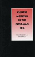 Chinese Marxism in the post-Mao era /