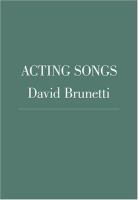 Acting songs /