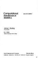 Computational handbook of statistics /