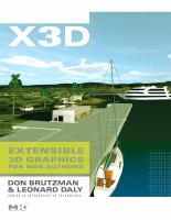 X3D extensible 3D graphics for Web authors /