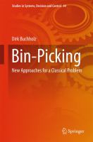 Bin-Picking New Approaches for a Classical Problem /