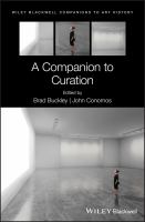 A Companion to Curation.