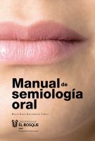 Manual de semiología oral .