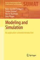 Modeling and Simulation An Application-Oriented Introduction /