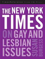 The New York times on gay and lesbian issues /