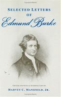 Selected letters of Edmund Burke /