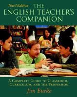 The English teacher's companion : a complete guide to classroom, curriculum, and the profession /