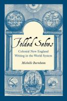Folded Selves : Colonial New England Writing in the World System.