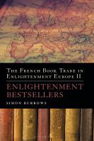 The French book trade in Enlightenment Europe.