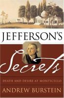 Jefferson's secrets : death and desire at Monticello /