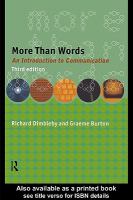 More Than Words : An Introduction to Communication.