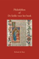 Richard of Bury, Philobiblon of de Liefde Voor Het Boek