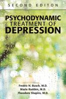 Psychodynamic treatment of depression