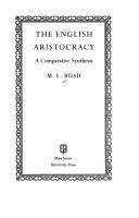 The English aristocracy : a comparative synthesis /