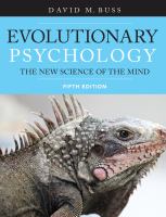 Evolutionary psychology : the new science of the mind /