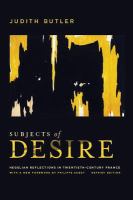 Subjects of desire Hegelian reflections in twentieth-century France /