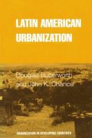 Latin American urbanization /