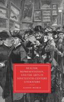 Realism, representation, and the arts in nineteenth-century literature /