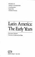 Latin America: the early years.