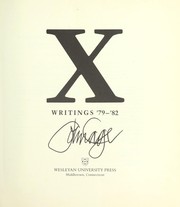 X: writings '79-'82 /