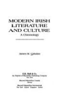 Modern Irish literature and culture : a chronology /