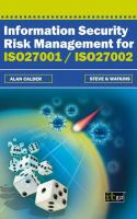 Information security risk management for ISO27001/ISO27002 /