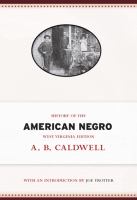 History of the American Negro /