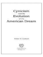 Cynicism and the evolution of the American dream /