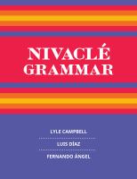 Nivaclé grammar /