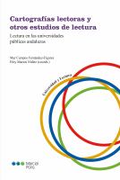 Cartografías lectoras y otros estudios de lectura: Lecturas en las universidades públicas andaluzas.