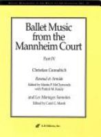 Ballet music from the Mannheim court.