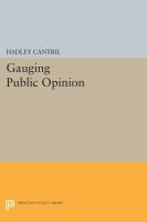 Gauging public opinion /