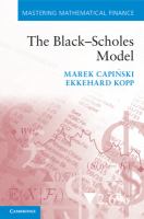 The Black-Scholes model