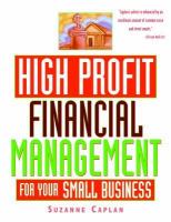 High profit financial management for your small business