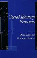 Social Identity Processes : Trends in Theory and Research.