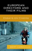 European directors and their films : essays on cinema /