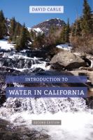 Introduction to water in California /