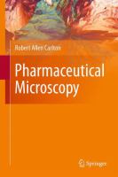 Pharmaceutical microscopy