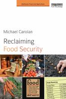 Reclaiming Food Security.