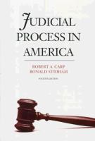 Judicial process in America /