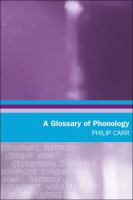 A glossary of phonology /