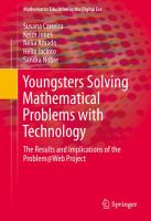 Youngsters Solving Mathematical Problems with Technology The Results and Implications of the Problem@Web Project /